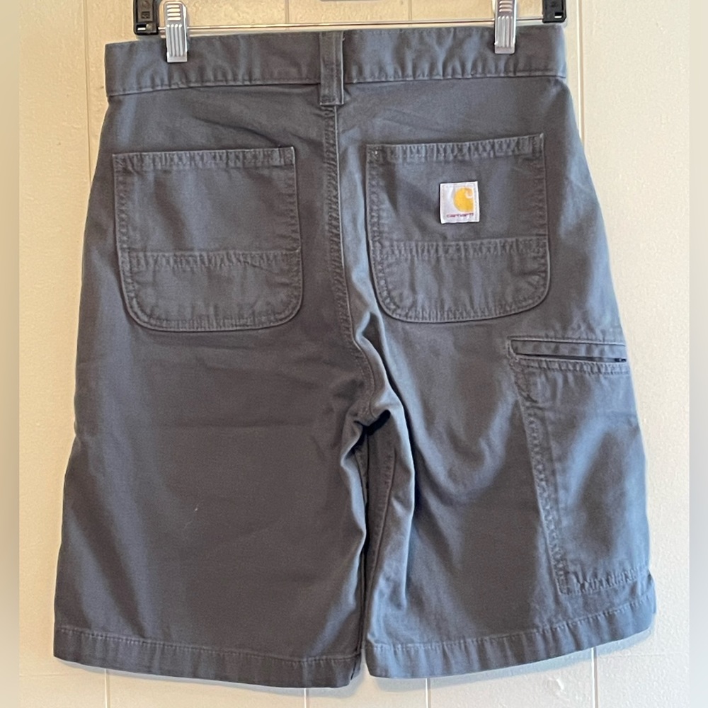 NWOT Carhartt Rugged Flex Relaxed Fit Mid-Rise 9” Canvas Work Shorts - Picture 2 of 9